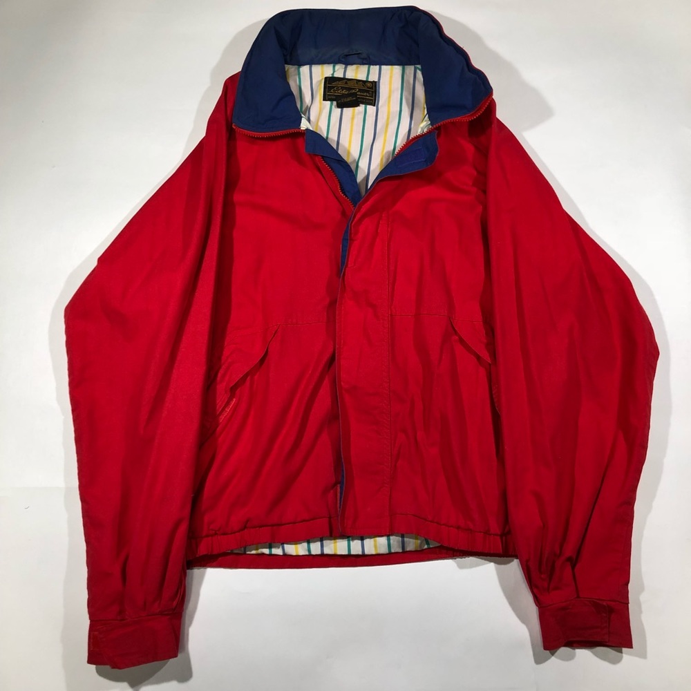 Vintage Eddie Bauer red windbreaker Size L